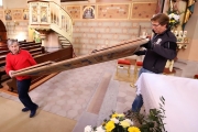 Das war Ostern - Das Heilige Grab in der Kirche Untermieming wird abgebaut