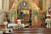 Das war Ostern - Das Heilige Grab in der Kirche Untermieming wird abgebaut