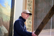 Das war Ostern - Das Heilige Grab in der Kirche Untermieming wird abgebaut