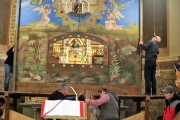 Das war Ostern - Das Heilige Grab in der Kirche Untermieming wird abgebaut