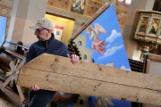 Das war Ostern - Das Heilige Grab in der Kirche Untermieming wird abgebaut