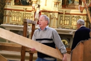 Das war Ostern - Das Heilige Grab in der Kirche Untermieming wird abgebaut