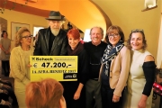 Neuer Spendenrekord aus den Erlösen der 14. Afra-Lithographie – Über 47 TSD-Euro-Scheck zugunsten der Tiroler Frauenhäuser