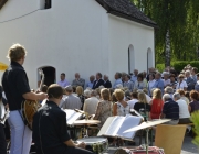 Afra-Fest 2013 in Affenhausen – Lithographie „Rehaugen“ von Anton Christian