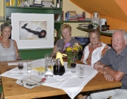 Afra-Fest 2013 in Affenhausen – Lithographie „Rehaugen“ von Anton Christian