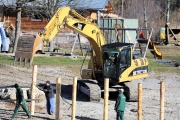 Am Badesee haben die Bagger ihre Arbeit aufgenommen – Künftige Kleinkinderbucht nimmt Gestalt an