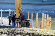 Am Badesee haben die Bagger ihre Arbeit aufgenommen – Künftige Kleinkinderbucht nimmt Gestalt an