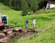 Bauarbeiten Marienberg Alm Juni 2017