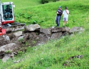 Bauarbeiten Marienberg Alm Juni 2017