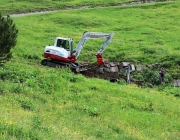 Bauarbeiten Marienberg Alm Juni 2017