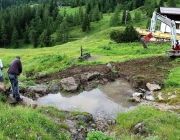 Bauarbeiten Marienberg Alm Juni 2017