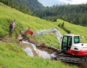 Bauarbeiten Marienberg Alm Juni 2017