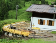 Bauarbeiten Marienberg Alm Juni 2017