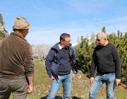 Ortstermin Seeben Alm – Gebaut werden Steinschlagschutz und Gastankanlage