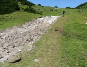 Baggerarbeiten am Marienbergjochweg