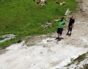 Baggerarbeiten am Marienbergjochweg