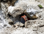 Baggerarbeiten am Marienbergjochweg
