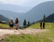 Baggerarbeiten am Marienbergjochweg