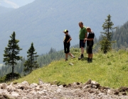 Baggerarbeiten am Marienbergjochweg