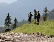 Baggerarbeiten am Marienbergjochweg