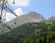 Baggerarbeiten am Marienbergjochweg