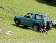 Baggerarbeiten am Marienbergjochweg