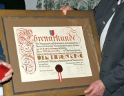 Ehrenringverleihung der Gemeinde an Siegfried Köll – Stehende Ovationen für den so Geehrten