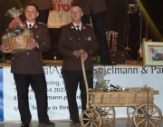 Feuerwehrball 2014 – Frage beim Schätzspiel „Wie schwer ist eine Schlauchhaspel?“