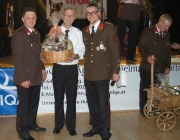 Feuerwehrball 2014 – Frage beim Schätzspiel „Wie schwer ist eine Schlauchhaspel?“