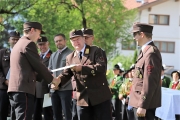 Florianifeier 2018 der Feuerwehr Mieming – Mit Ehrungen und Beförderungen