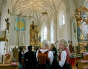 Herz-Jesu-Fest 2014 in Barwies – Prozession fiel ins Wasser