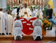 Herz-Jesu-Fest 2014 in Barwies – Prozession fiel ins Wasser