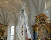 Herz-Jesu-Fest 2014 in Barwies – Prozession fiel ins Wasser