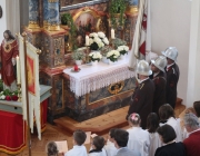 Herz-Jesu-Prozession 2013 – Pfarrfest in der Barwieser Agrarmaschinenhalle