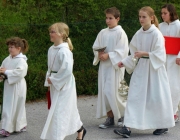 Herz-Jesu-Prozession 2013 – Pfarrfest in der Barwieser Agrarmaschinenhalle