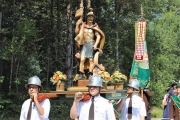 Isidor-Prozession am 1. Juli 2018 in Mieming