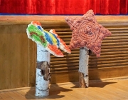 Kindergarten Barwies spielt das Musical „Der Regenbogenfisch“