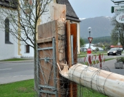 Maifest 2013 - Anschlag auf den Mieminger Maibaum