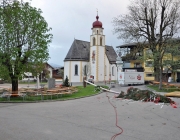 Maifest 2013 - Anschlag auf den Mieminger Maibaum
