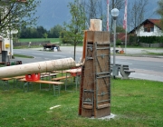 Maifest 2013 - Anschlag auf den Mieminger Maibaum