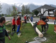 Maifest 2013 - Anschlag auf den Mieminger Maibaum