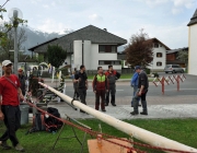 Maifest 2013 - Anschlag auf den Mieminger Maibaum