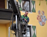 Maifest 2013 - Anschlag auf den Mieminger Maibaum