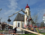 Maifest 2013 - Anschlag auf den Mieminger Maibaum