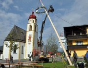 Maifest 2013 - Anschlag auf den Mieminger Maibaum
