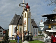 Maifest 2013 - Anschlag auf den Mieminger Maibaum