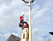 Maifest 2013 - Anschlag auf den Mieminger Maibaum