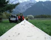 Maibaumaufstellen 2010 in Obermieming