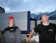 Maibaumaufstellen 2010 in Obermieming