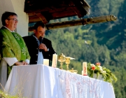 Almmesse auf der Marienberg Alm im August 2015